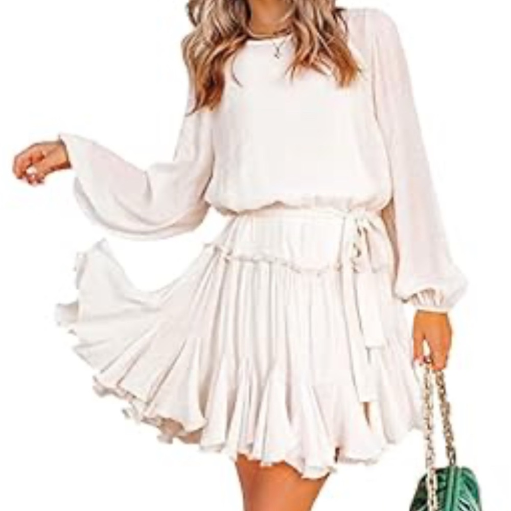 NWT Amazon white dress